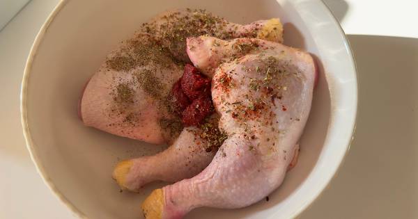 Fırında Patatesli Tavuk But - Hazırlanışı 2